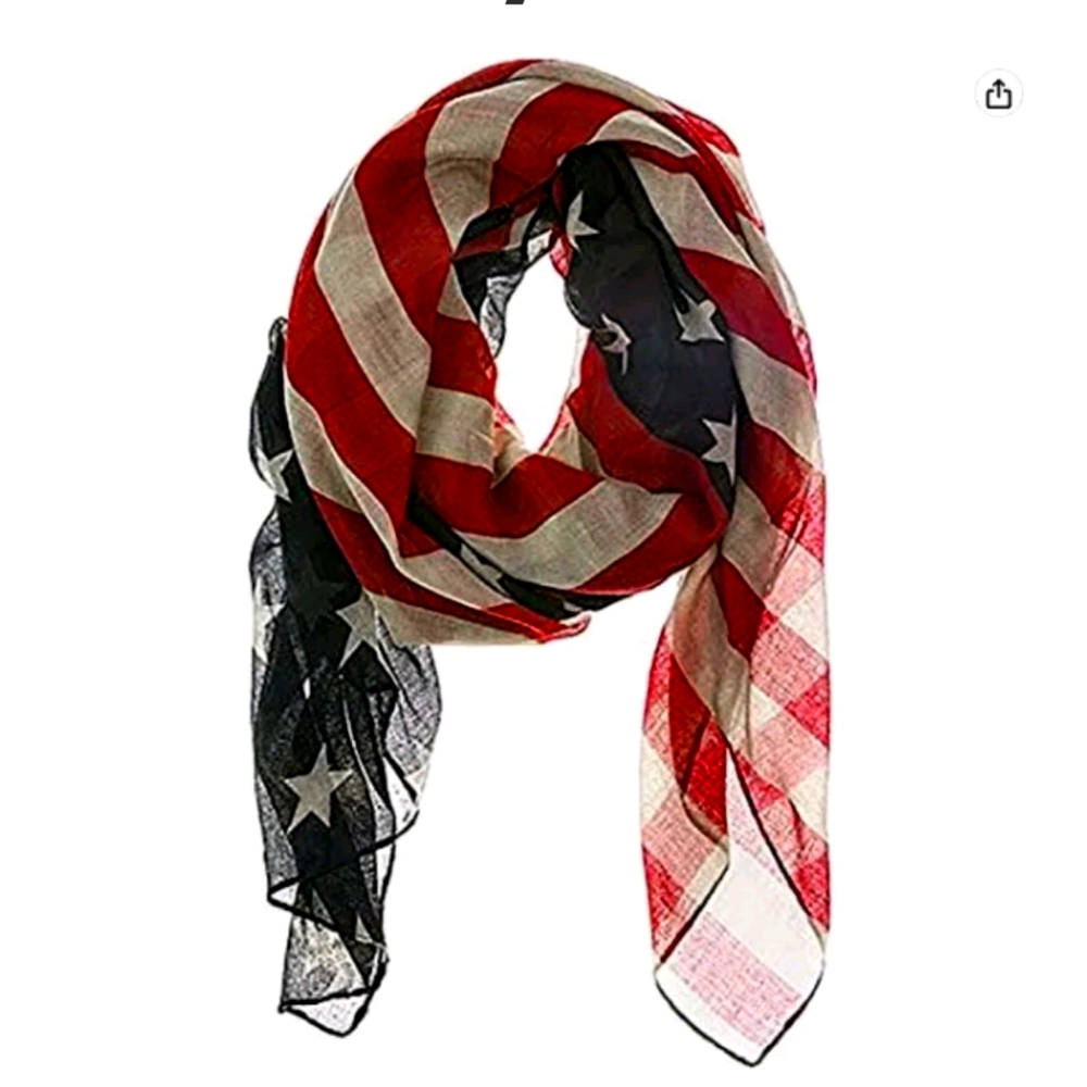 LRRH Vintage American Flag Scarf